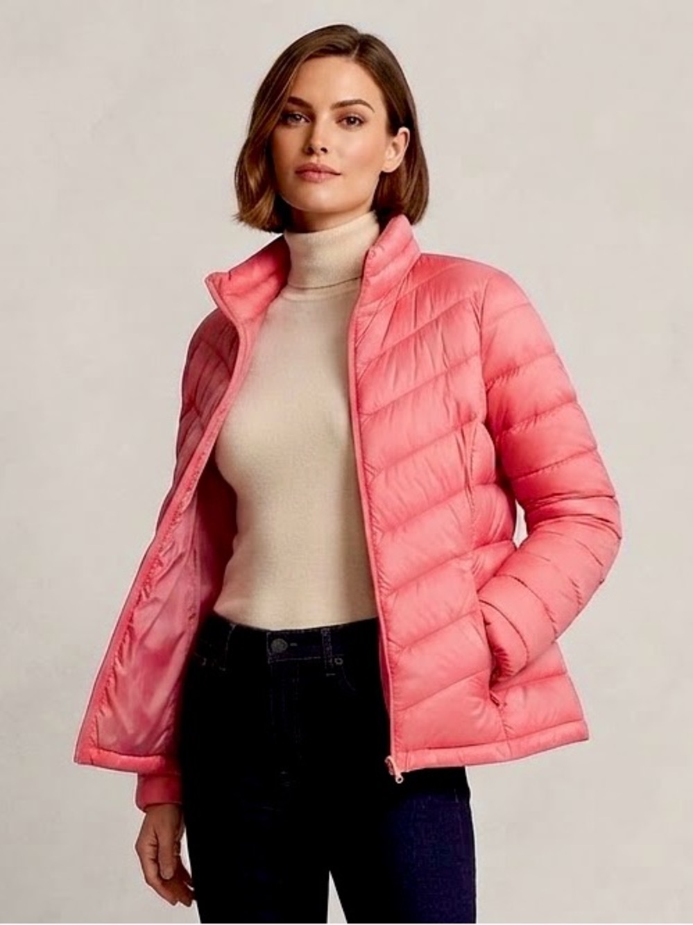 Vintage Sears Lightweight Puffer Jacket Size L